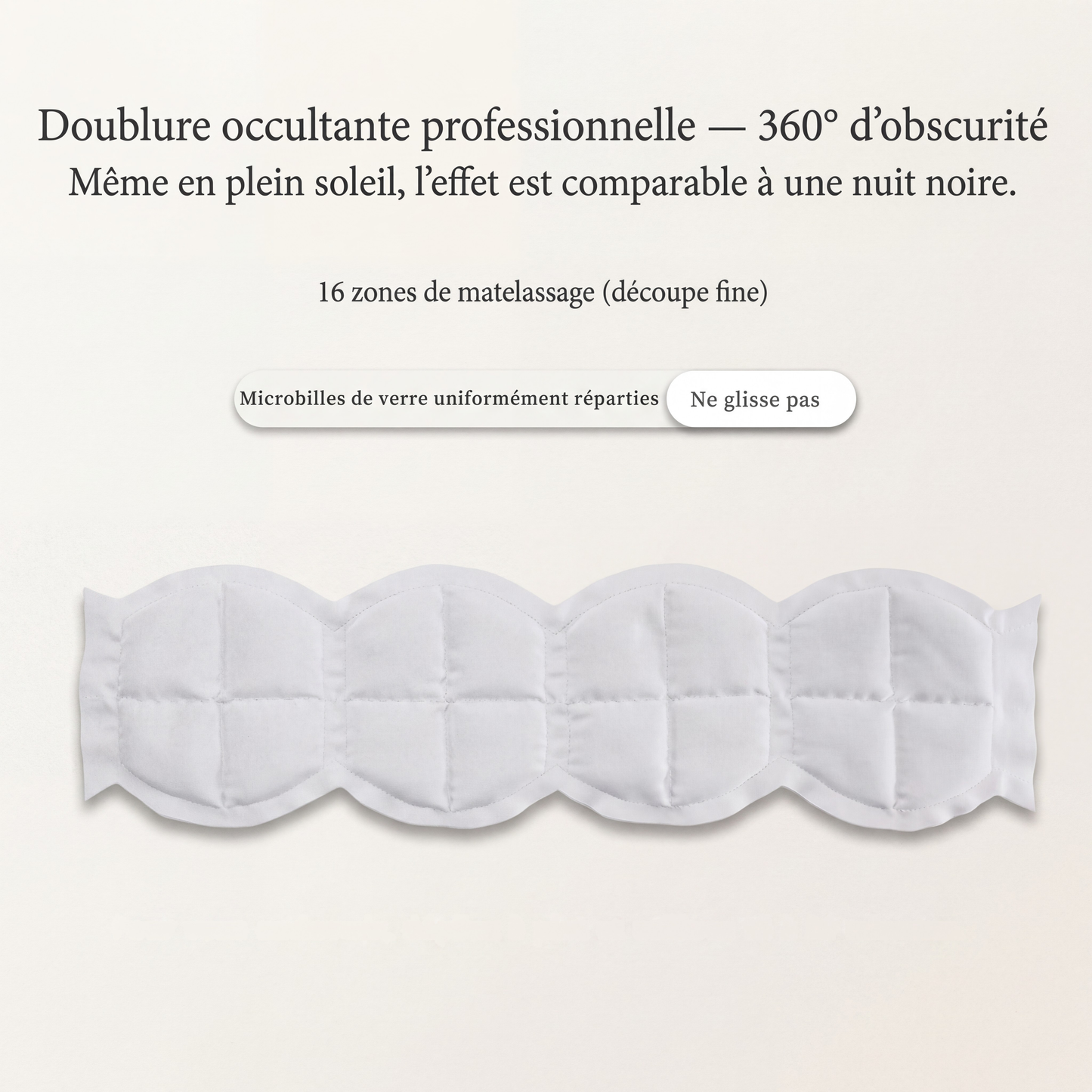 Masque de sommeil lesté Pro