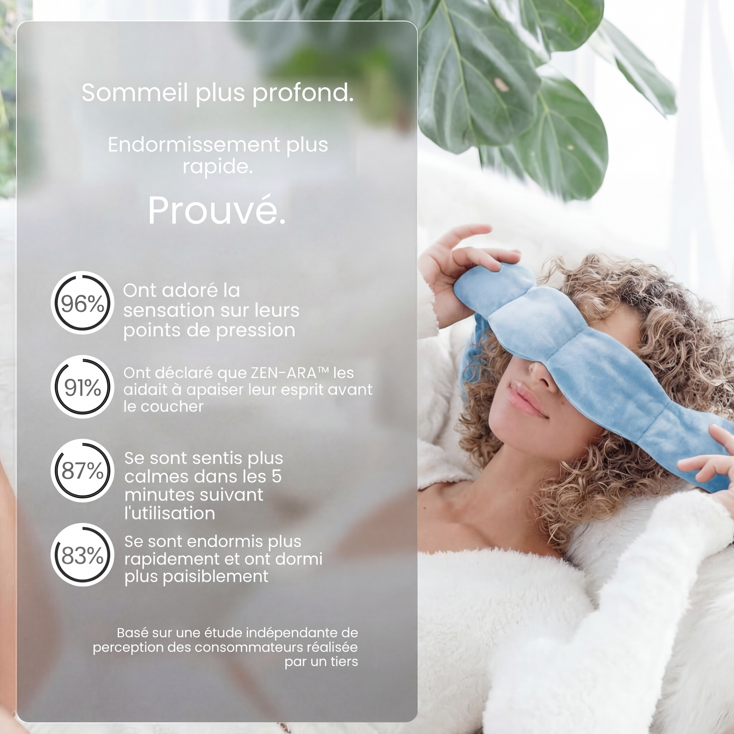 Masque de sommeil lesté Pro