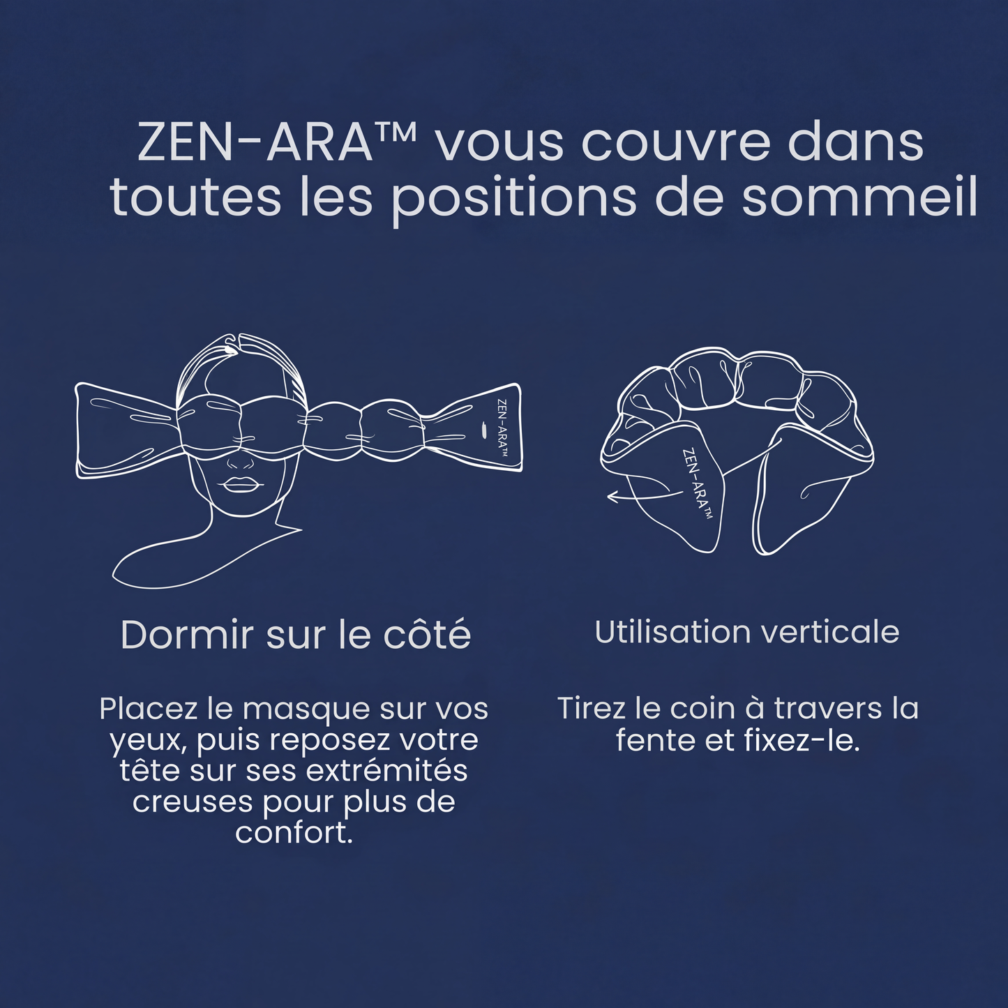 Masque de sommeil lesté Pro