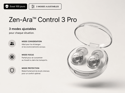 Bouchons anti-bruit Control 3 Pro