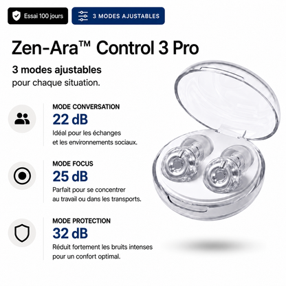 Bouchons anti-bruit Control 3 Pro