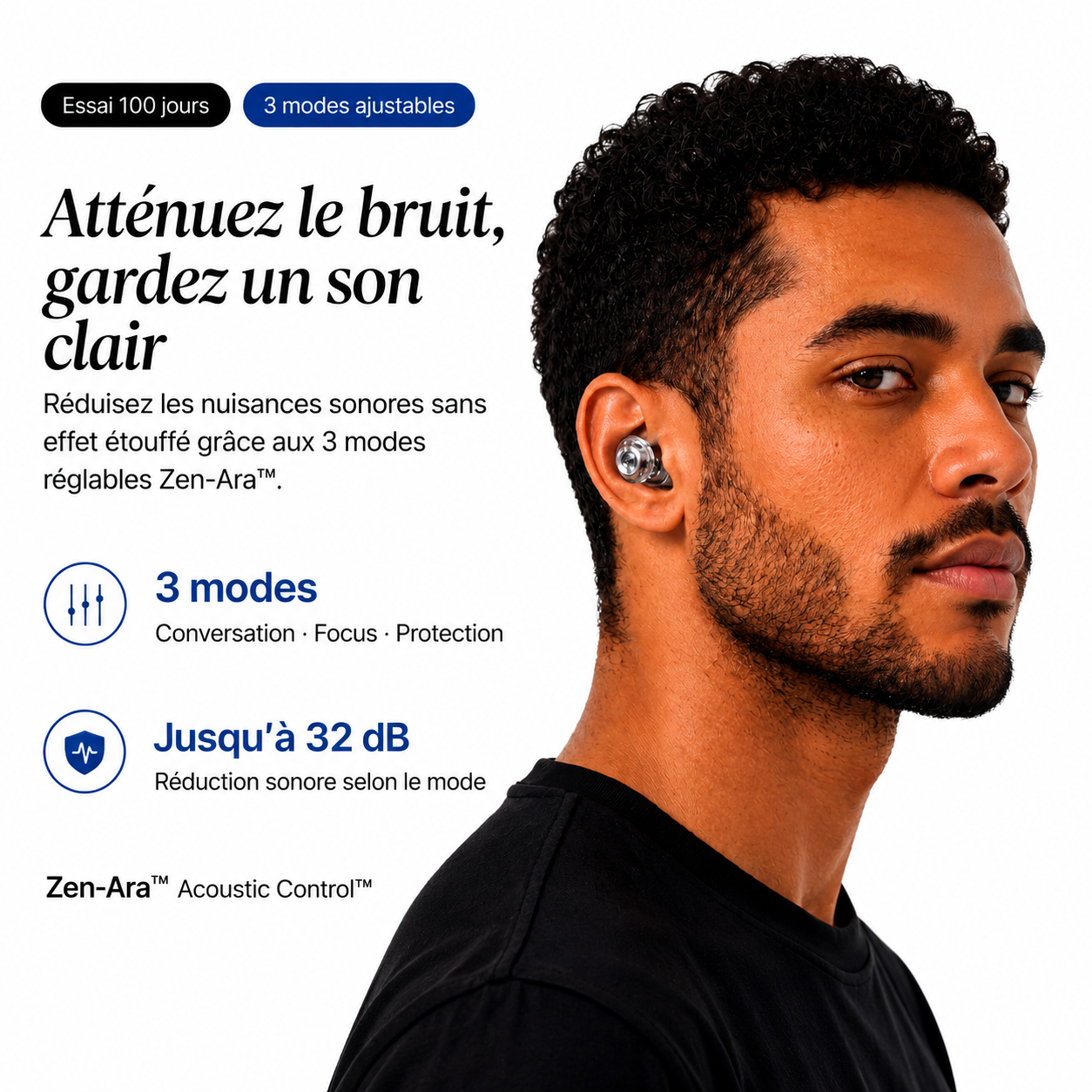 Bouchons anti-bruit Control 3 Pro