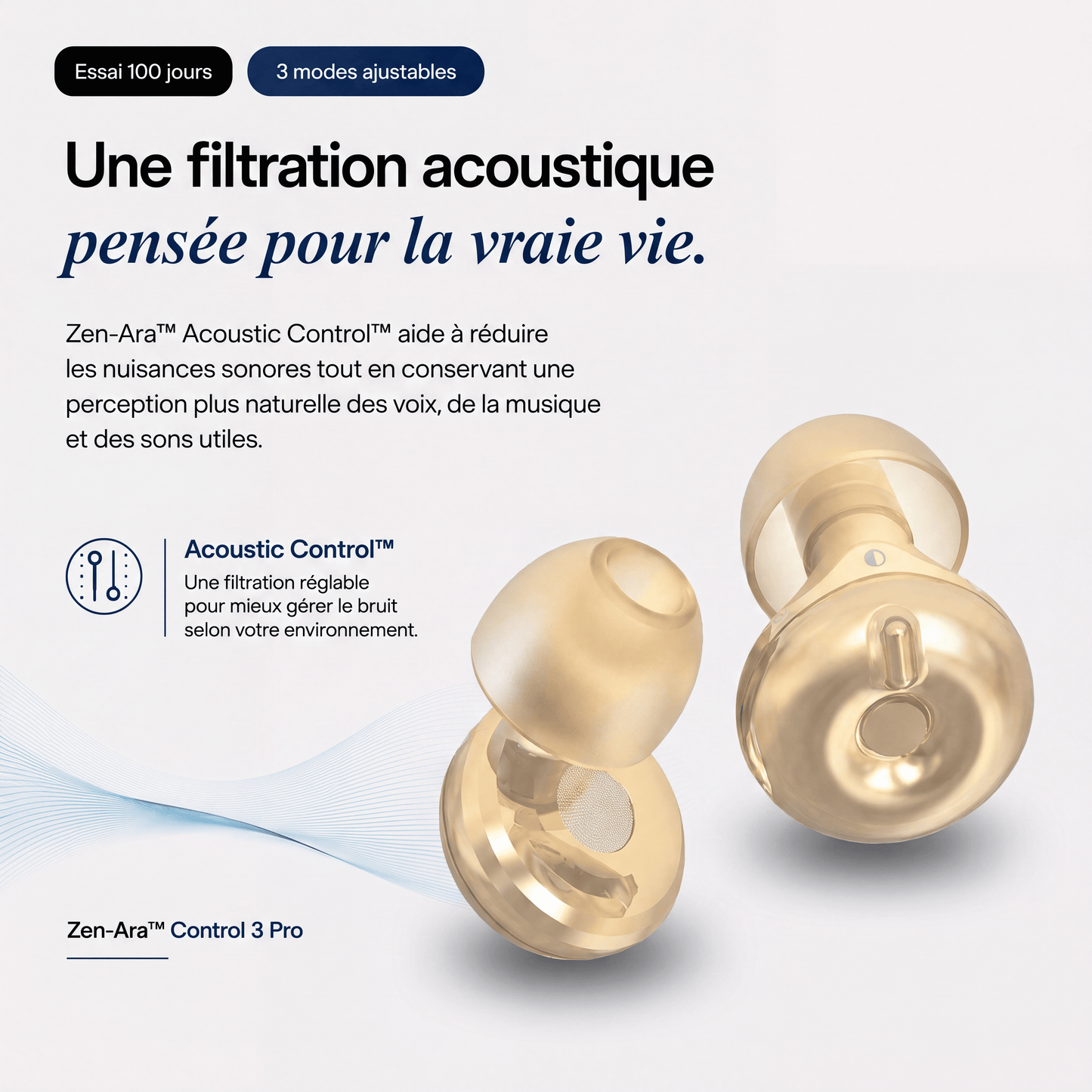 Bouchons anti-bruit Control 3 Pro